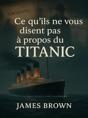 cover image of Ce qu'ils ne vous disent pas à propos du Titanic